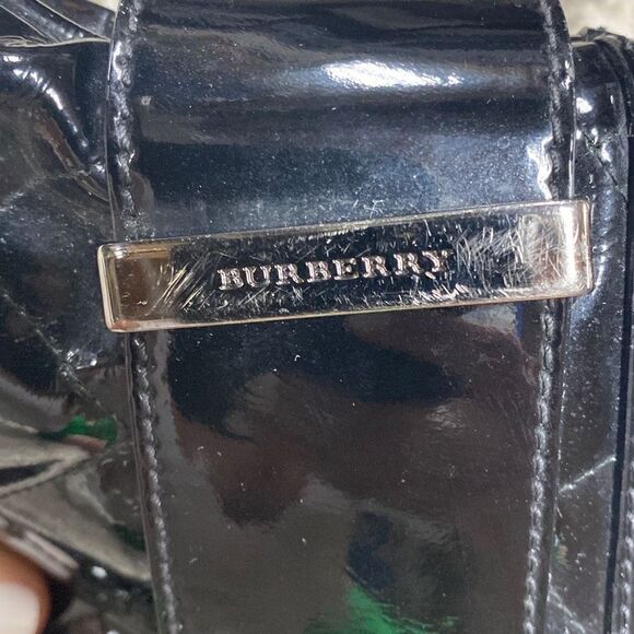 Burberry Patent Leather Buckle Small Shoulder Bag - Picture 15 of 15
